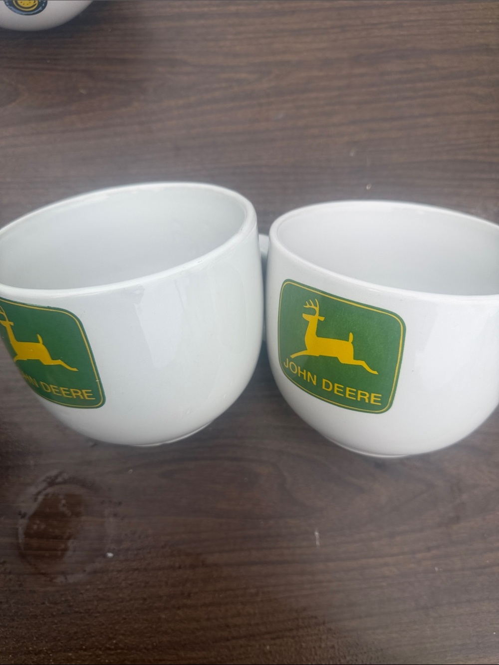 Set of 2 John Deere vintage large 22oz soup or latte mug